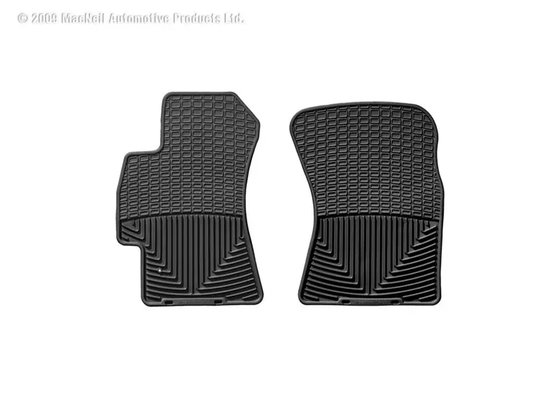 WeatherTech 93-01 Subaru Impreza Front Rubber Mats - Black (WETW52)