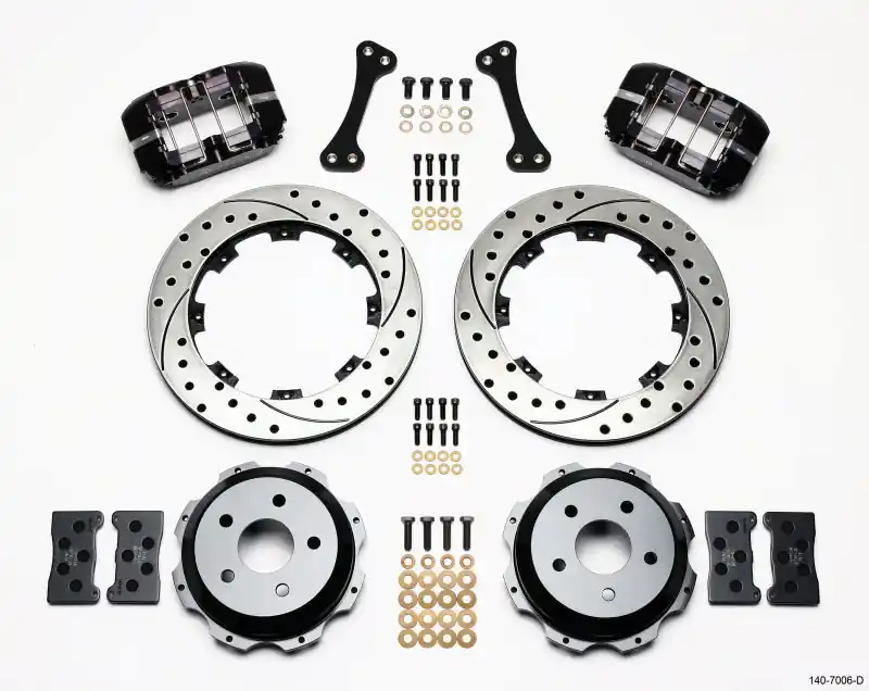 Wilwood Dynapro Rear Kit 12.19in Drilled Subaru Impreza WRX (WIL140-7006-D)
