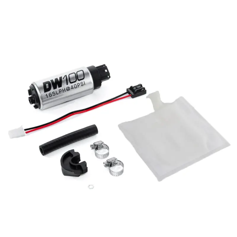 DeatschWerks 165 LPH In-Tank Fuel Pump w/ 90-07 Subaru Legacy, 93-07 Impreza Install Kit (DWK9-101-0791)