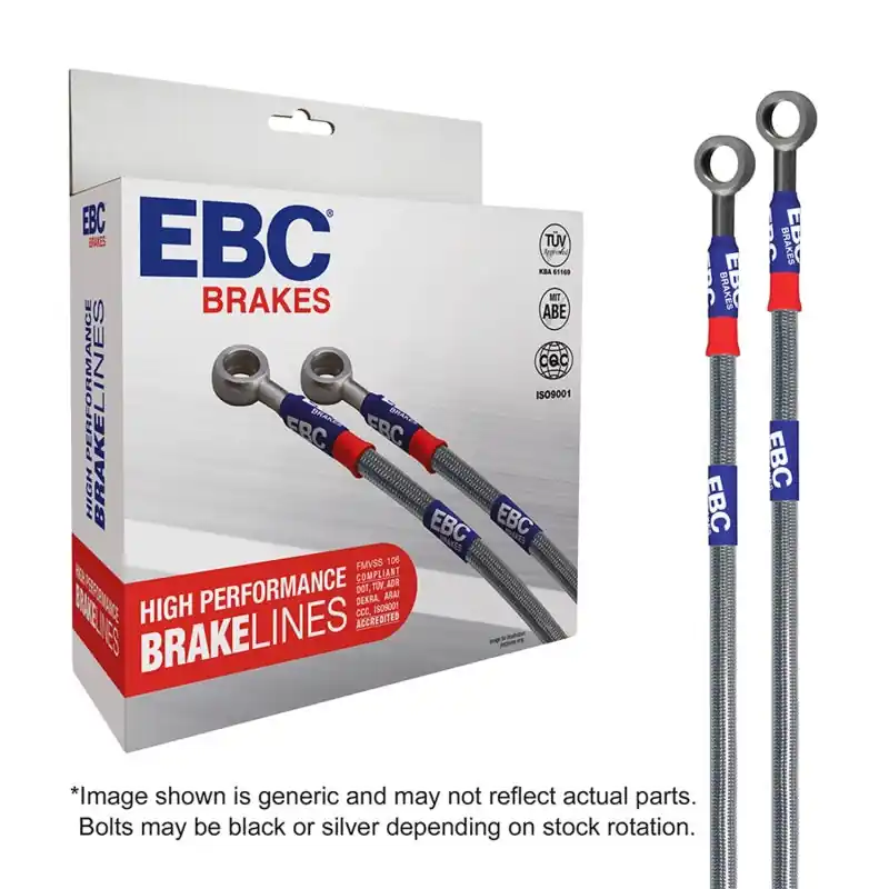 EBC 01-03 Subaru Impreza 2.0T WRX Stainless Steel Brake Line Kit (EBCBLA7451-4L)