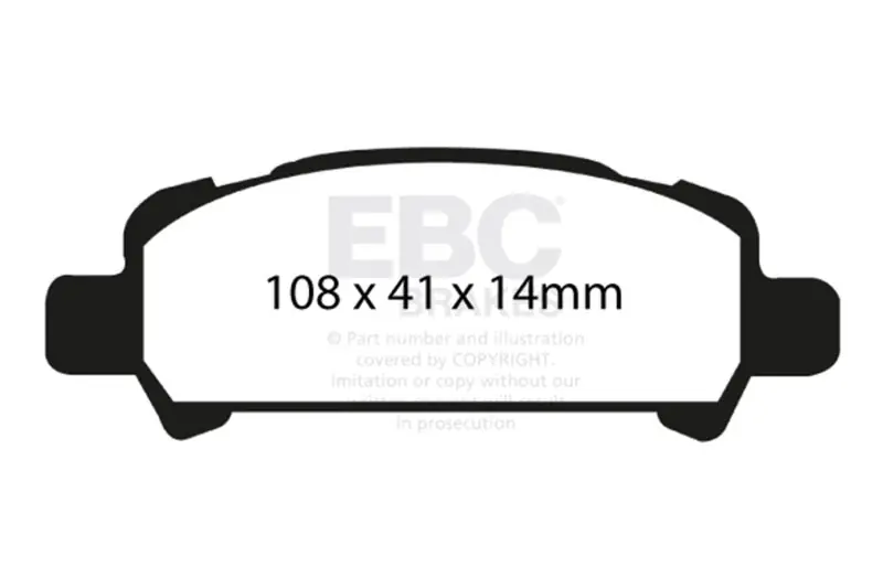 EBC 02-06 Subaru Baja 2.5 Redstuff Rear Brake Pads (EBCDP31293C)