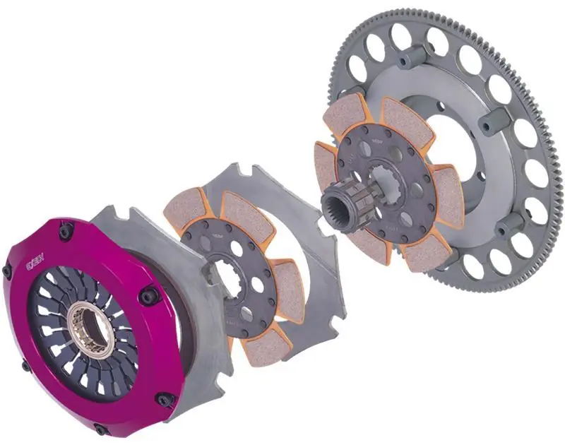 Exedy 2005-2005 Saab 9-2X Aero H4 Hyper Compe-D Twin Cerametallic Clutch Sprung Center Disc (EXEFM012SDL)