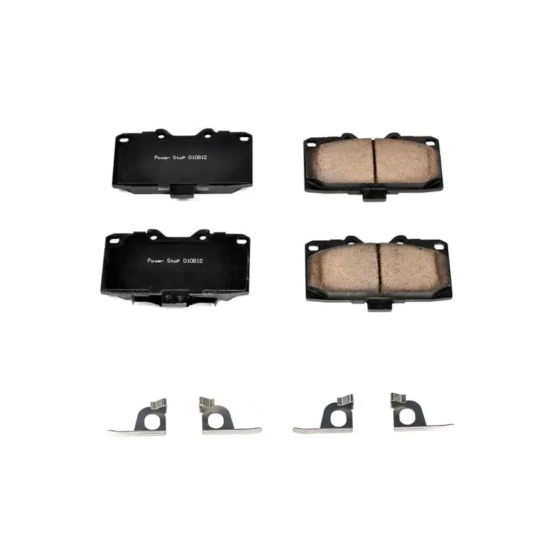 Power Stop 06-07 Subaru Impreza Front Z17 Evolution Ceramic Brake Pads w/Hardware (PSB17-1182)