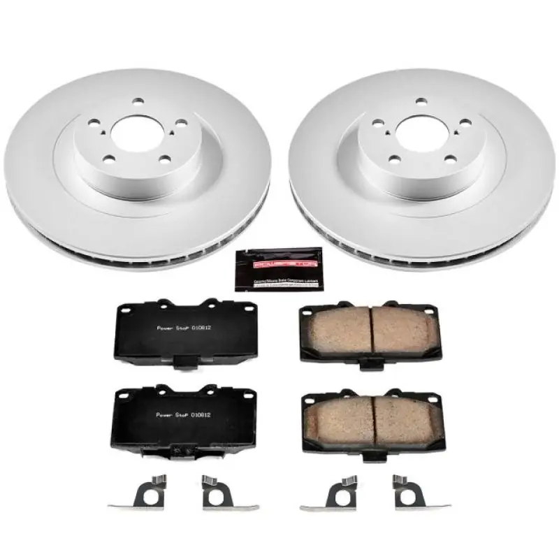 Power Stop 06-07 Subaru Impreza Front Z17 Evolution Geomet Coated Brake Kit (PSBCRK2367)