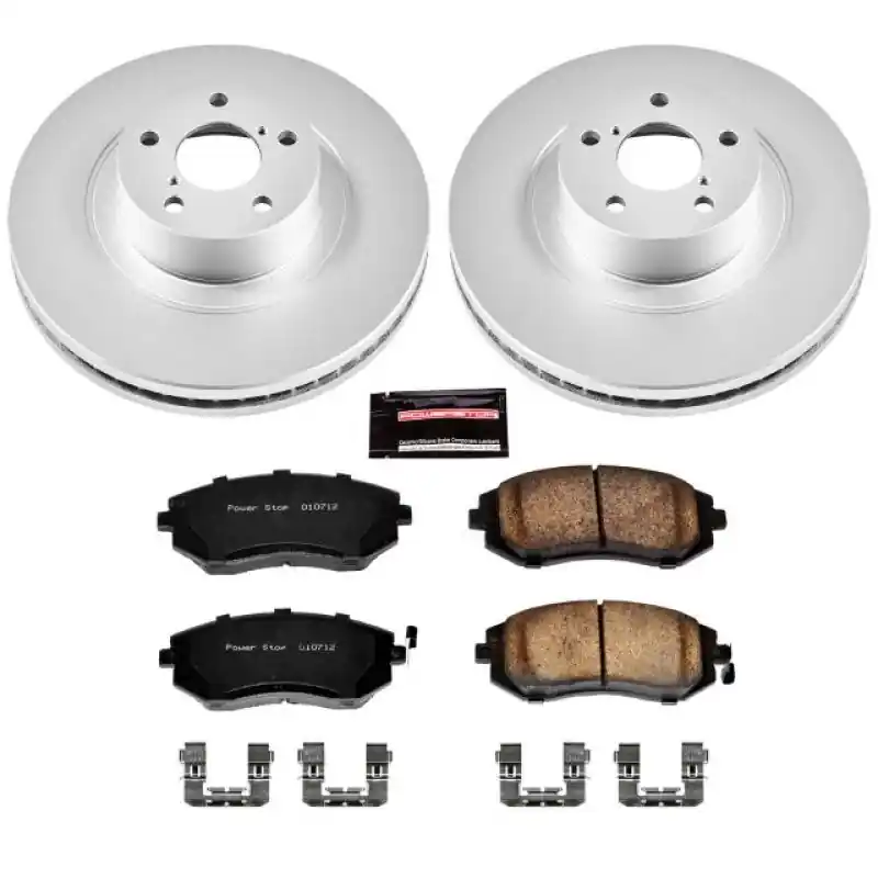 Power Stop 04-06 Subaru Baja Front Z17 Evolution Geomet Coated Brake Kit (PSBCRK3038)