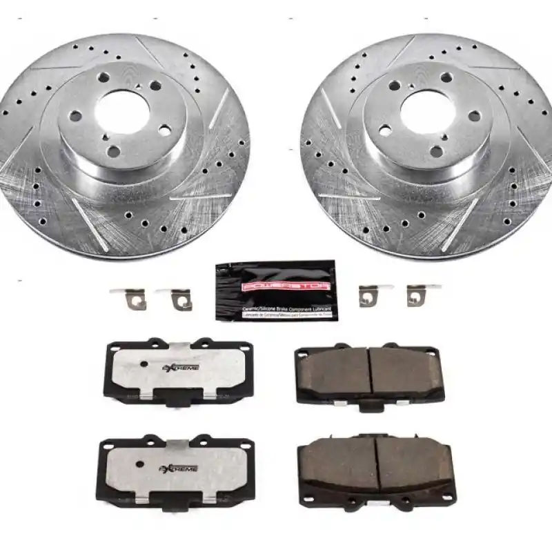 Power Stop 06-07 Subaru Impreza Front Z26 Street Warrior Brake Kit (PSBK2367-26)