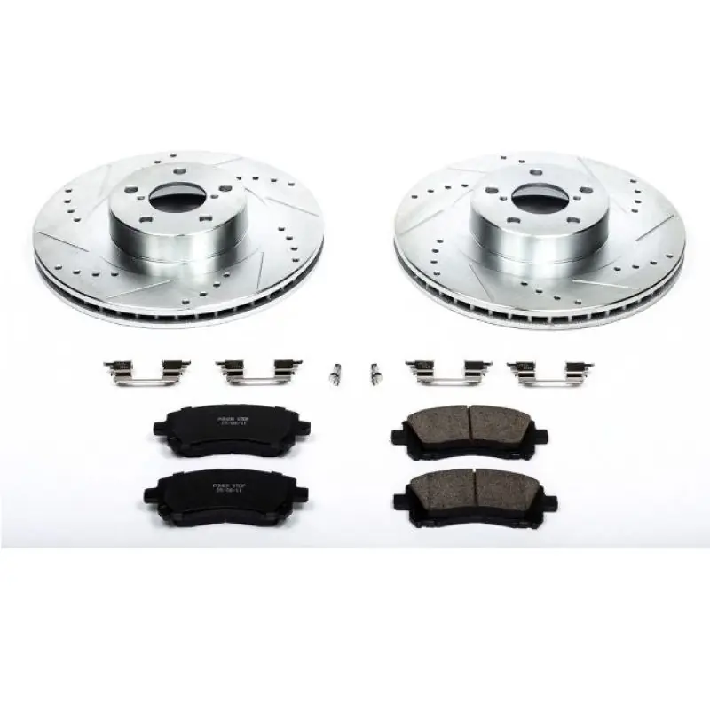 Power Stop 02-03 Subaru Impreza Front Z23 Evolution Sport Brake Kit (PSBK2369)