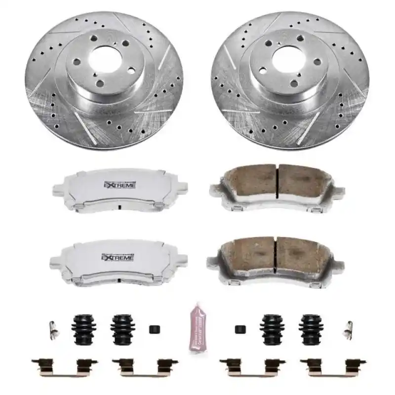 Power Stop 02-03 Subaru Impreza Front Z26 Street Warrior Brake Kit (PSBK2369-26)