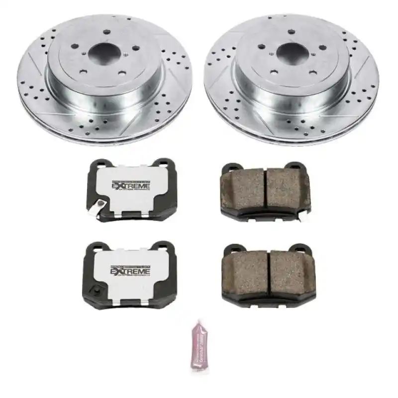 Power Stop 05-07 Subaru Impreza Rear Z26 Street Warrior Brake Kit (PSBK2913-26)