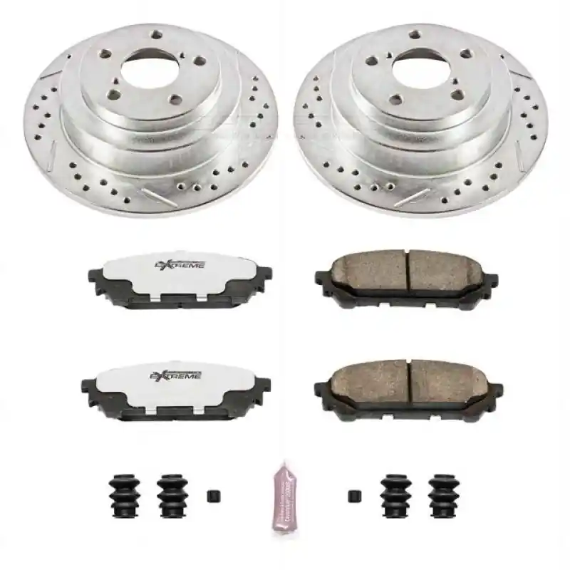 Power Stop 05-06 Saab 9-2X Rear Z26 Street Warrior Brake Kit (PSBK447-26)