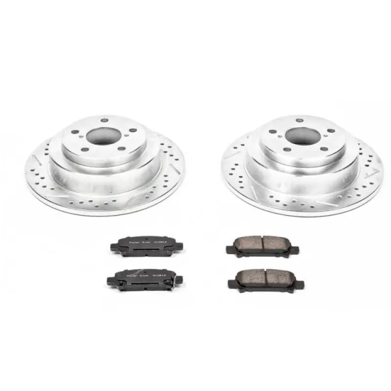Power Stop 98-03 Subaru Forester Rear Z23 Evolution Sport Brake Kit (PSBK449)