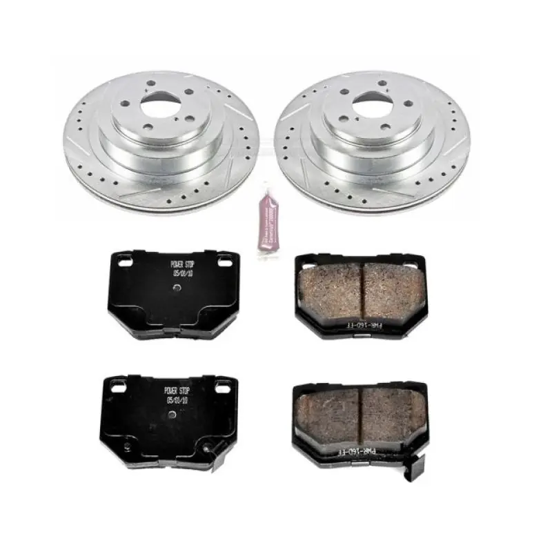 Power Stop 06-07 Subaru Impreza Rear Z23 Evolution Sport Brake Kit (PSBK4932)