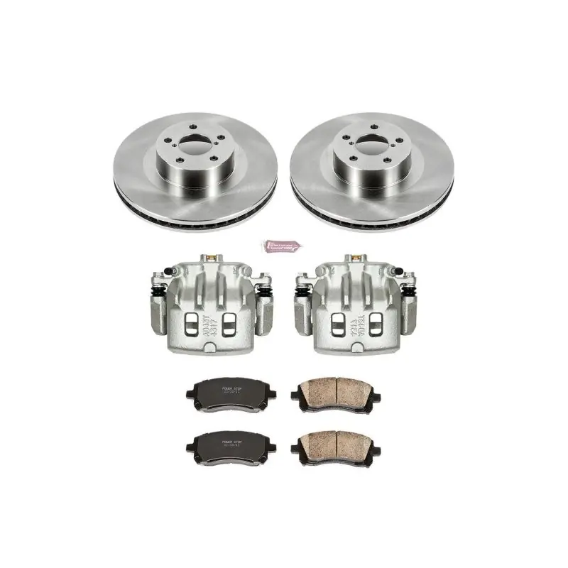Power Stop 02-03 Subaru Impreza Front Autospecialty Brake Kit w/Calipers (PSBKCOE2369)