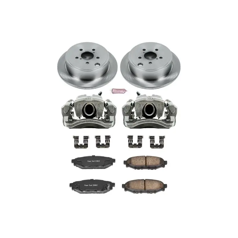 Power Stop 13-16 Subaru BRZ Rear Autospecialty Brake Kit w/Calipers (PSBKCOE4631)