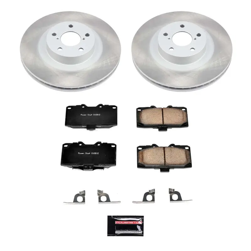 Power Stop 06-07 Subaru Impreza Front Semi-Coated Rotor Kit (PSBSC2367)