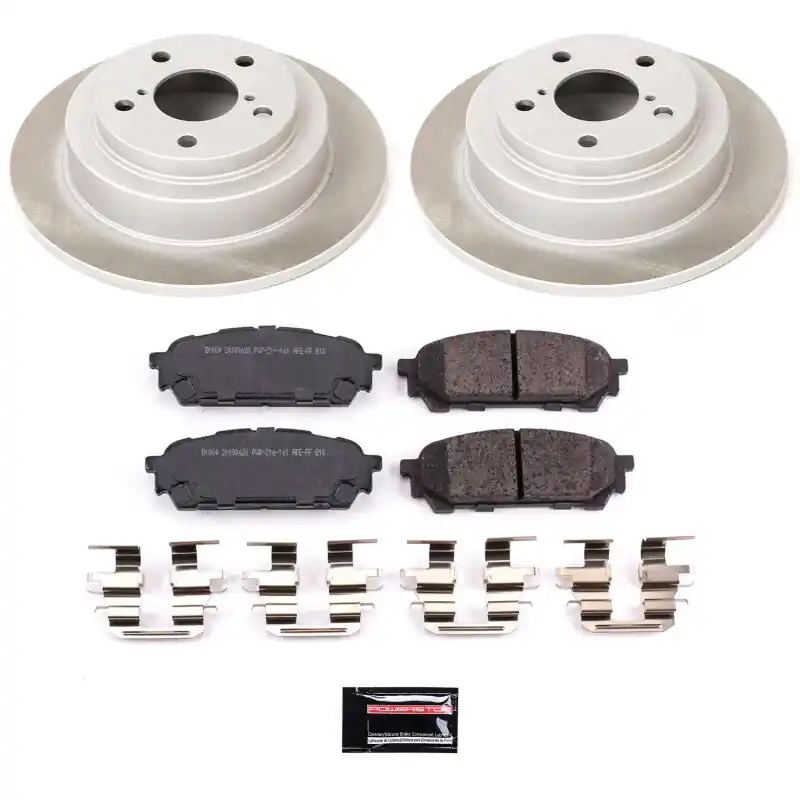 Power Stop 03-07 Subaru Impreza Rear Semi-Coated Rotor Kit (PSBSC447)