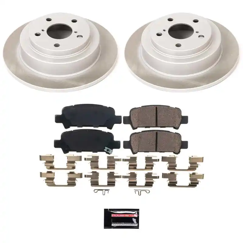 Power Stop 98-03 Subaru Impreza Rear Semi-Coated Rotor Kit (PSBSC449)