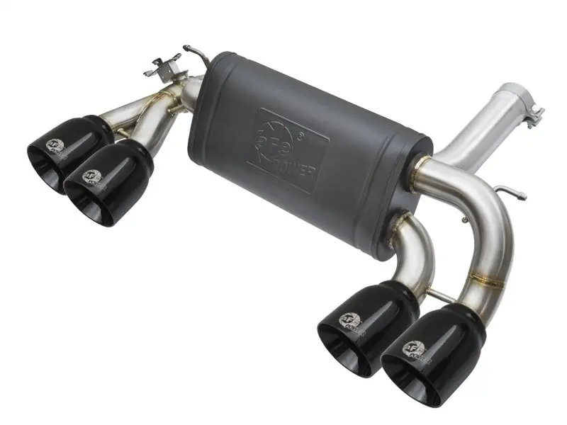 aFe MACHForce XP 3in - 2 1/2in Axle Back 304SS Exhaust w/ Black Tips 16-17 BMW M2 (f87) (AFE49-36333-B)