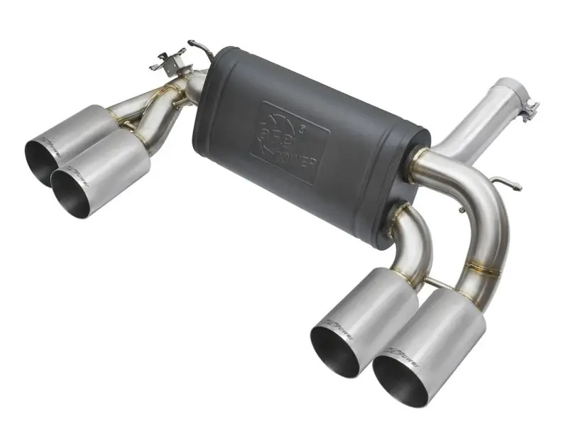 aFe MACHForce XP 3in - 2 1/2in Axle Back 304SS Exhaust w/ Polished Tips 16-17 BMW M2 (f87) (AFE49-36333-P)