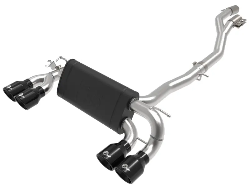 aFe MACHForce XP Exhausts Cat-Back SS 19-21 BMW M2 Competition L6-3.0L w/Black Tips (AFE49-36350-B)