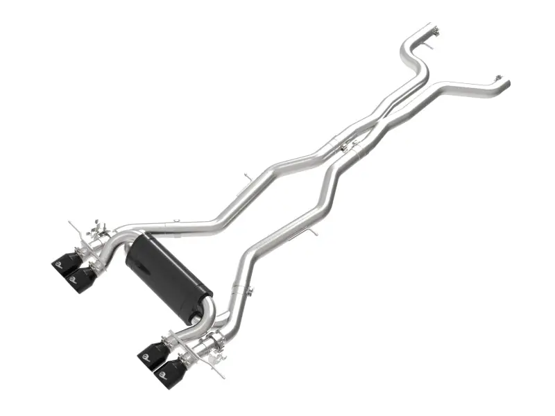 aFe 23-25 BMW M2 L6-3.0L (G87) MACH Force-Xp Cat-Back Exhaust w/ Black Tip (AFE49-36353-B)