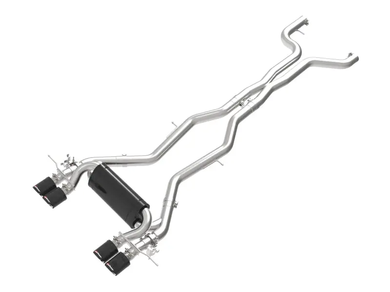 aFe 23-25 BMW M2 L6-3.0L (G87) MACH Force-Xp Cat-Back Exhaust w/ Carbon Fiber Tip (AFE49-36353-C)