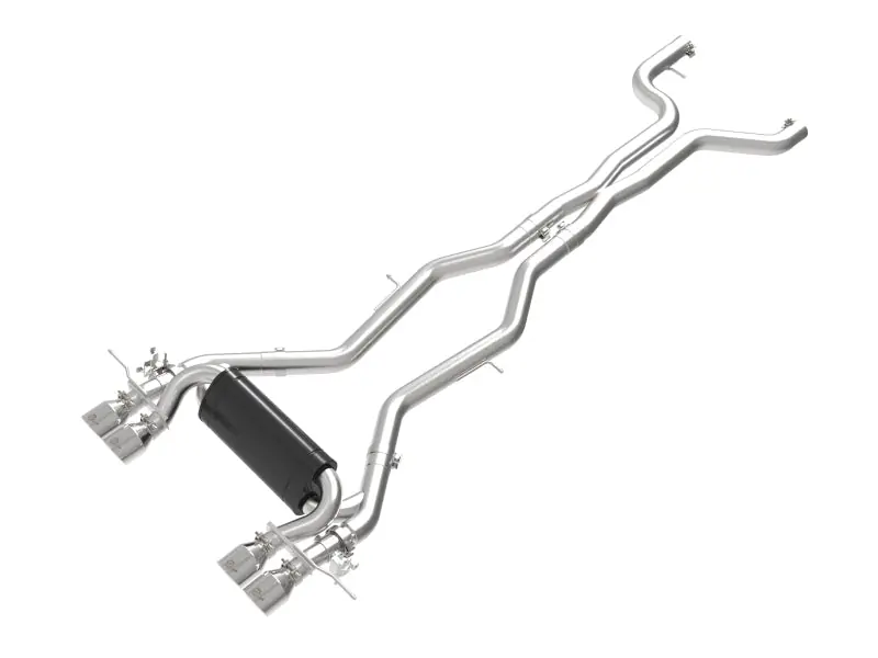 aFe 23-25 BMW M2 L6-3.0L (G87) MACH Force-Xp Cat-Back Exhaust w/ Polished Tip (AFE49-36353-P)