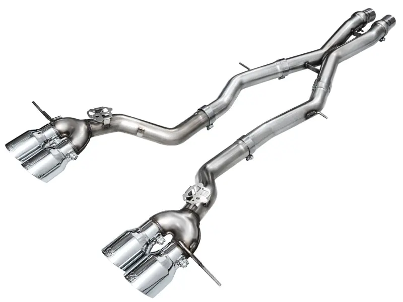 AWE Tuning 23-24 BMW G87 M2 Track Edition Exhaust - Chrome Silver Tips (AWE3020-42487)