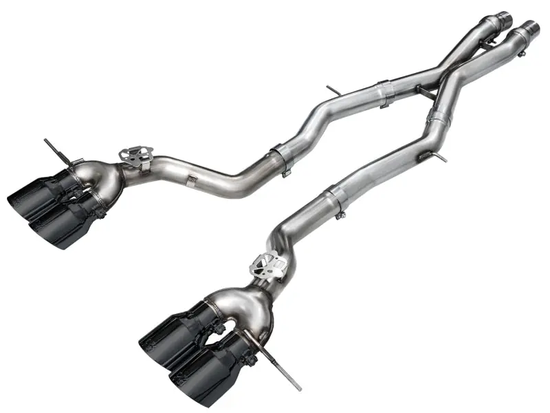 AWE Tuning 23-24 BMW G87 M2 Track Edition Exhaust - Diamond Black Tips (AWE3020-43487)