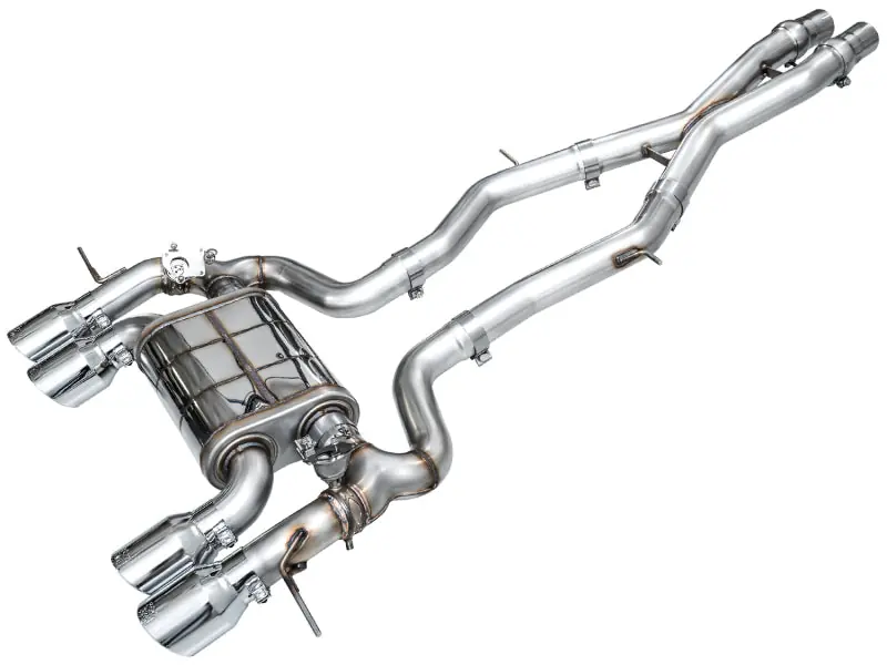 AWE Tuning 23-24 BMW G87 M2 SwitchPath Edition Exhaust - Chrome Silver Tips (AWE3025-42487)