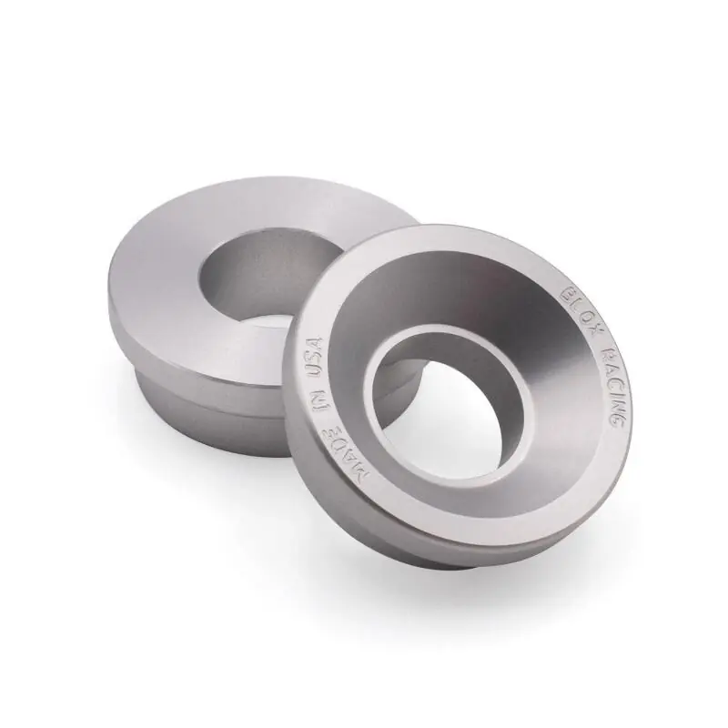 Blox Racing 2-pc Solid Shifter Bushing Kit, Front - For B-Series Transmission - Raw (BLOBXAC-00322-RAW)