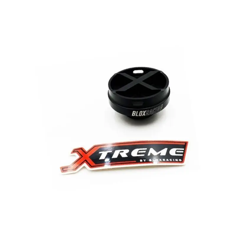 BLOX Racing Xtreme Line Billet Honda Oil Cap - Black (BLOBXAC-00502-BK)