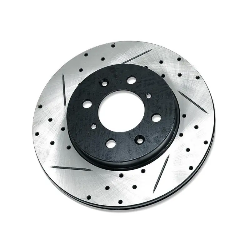 BLOX Racing Slotted And Cross-Drilled Rotor Left Side (BLOBXBS-10150-L)