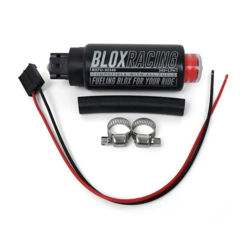 BLOX Racing 320LPH Fuel Pump E85 Compatible w/ Center Inlet (BLOBXFU-02340-E)
