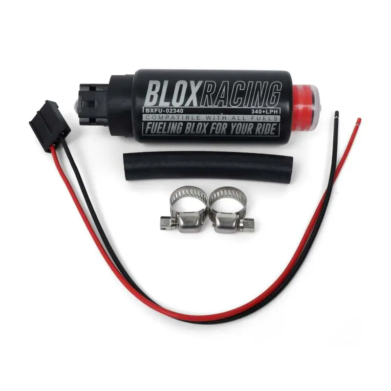 BLOX Racing 320LPH Electric Fuel Pump E85 In-tank - Inline Inlet (BLOBXFU-02342-E)