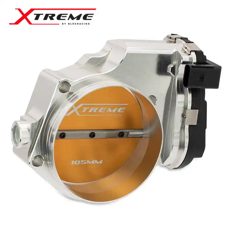 BLOX Racing 2015+ Dodge Hellcat / Jeep Trackhawk 6.2L 105mm Electronic Billet Throttle Body - Silver (BLOBXIM-00255-SI)