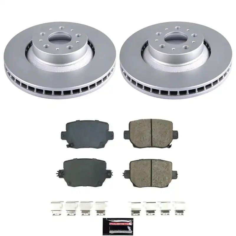 Power Stop 20-24 Tesla Y Rear Z17 Coated Brake Kit (PSBCRK9254)