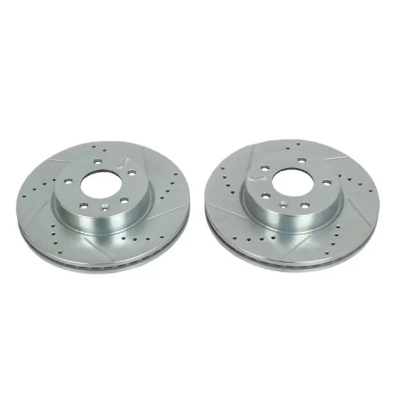 Power Stop 13-18 Cadillac ATS Front Evolution Drilled & Slotted Rotors - Pair (PSBAR82159XPR)