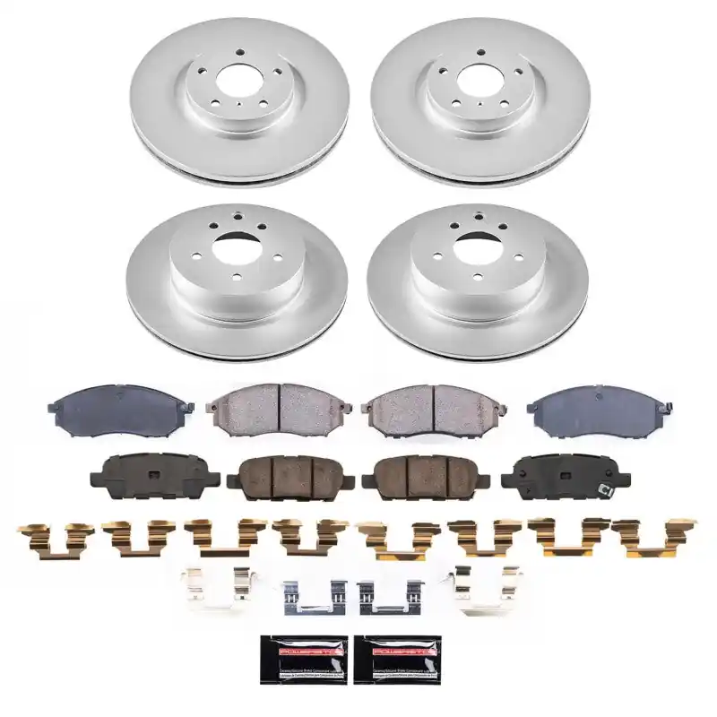 Power Stop 20-22 Cadillac CT4 Front Z17 Coated Brake Kit (PSBCRK9075)