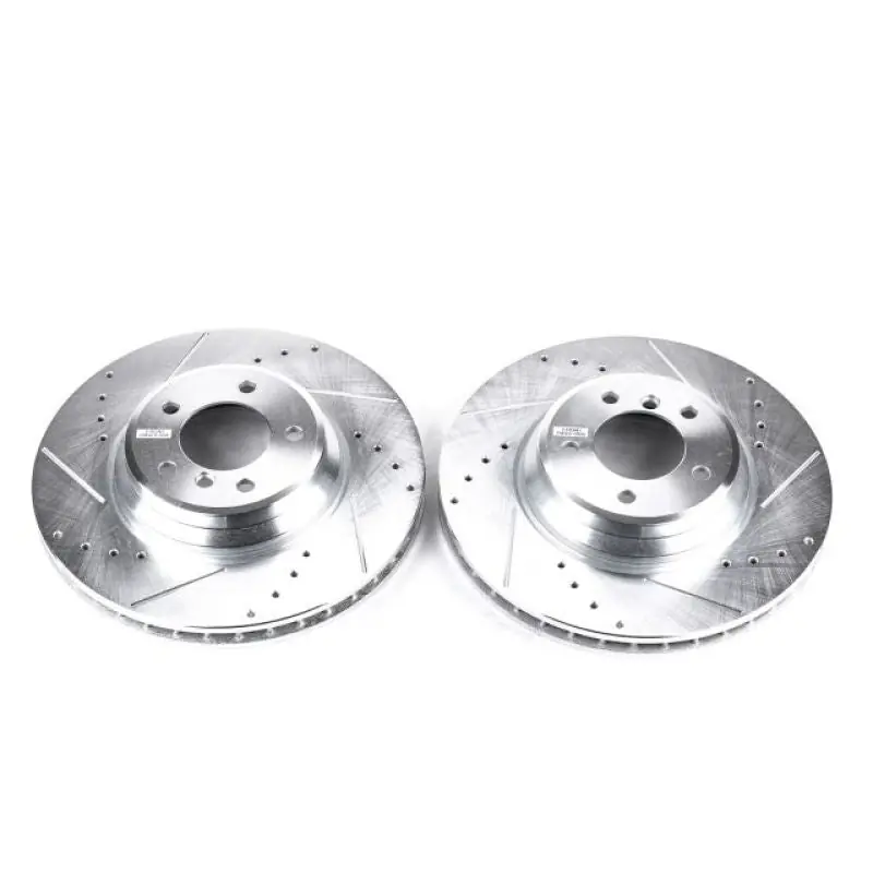 Power Stop 09-11 BMW 335d Front Evolution Drilled & Slotted Rotors - Pair (PSBEBR850XPR)