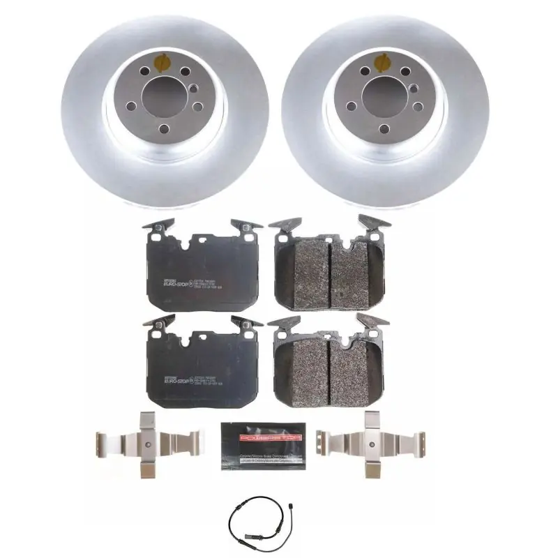 Power Stop 12-15 BMW 335i Front Euro-Stop Brake Kit (PSBESK7435)
