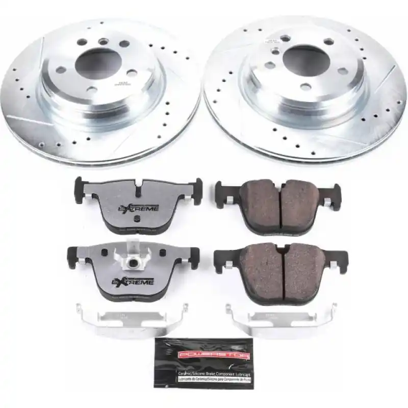 Power Stop 15-16 BMW 328i xDrive Rear Z26 Street Warrior Brake Kit (PSBK6667-26)