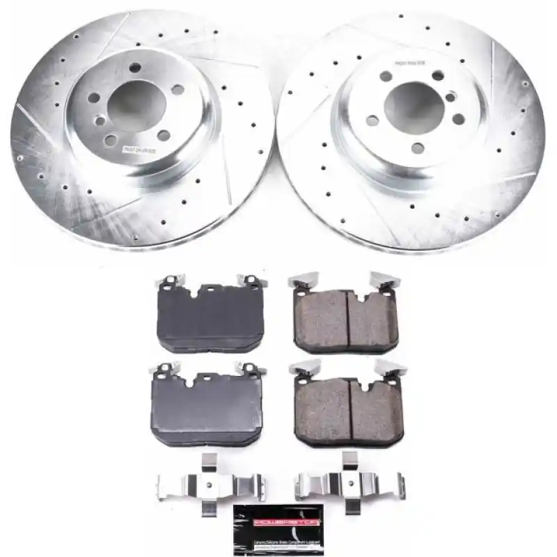 Power Stop 12-15 BMW 335i Front Z23 Evolution Sport Brake Kit (PSBK7435)