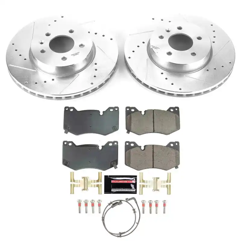 Power Stop 20-22 Cadillac CT4 Front Z23 Evolution Brake Kit (PSBK9074)