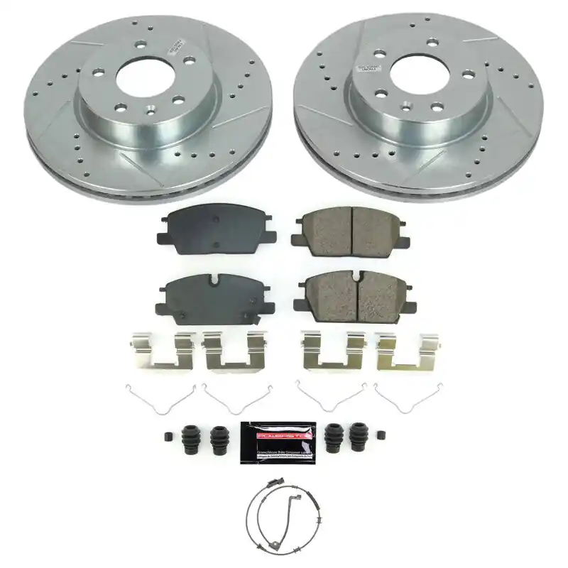 Power Stop 20-22 Cadillac CT4 Front Z23 Evolution Brake Kit (PSBK9075)