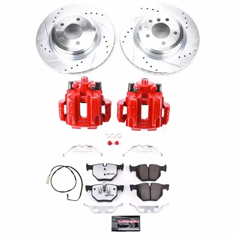 Power Stop 2006 BMW 330i Rear Z26 Street Warrior Brake Kit w/Calipers (PSBKC045-26)