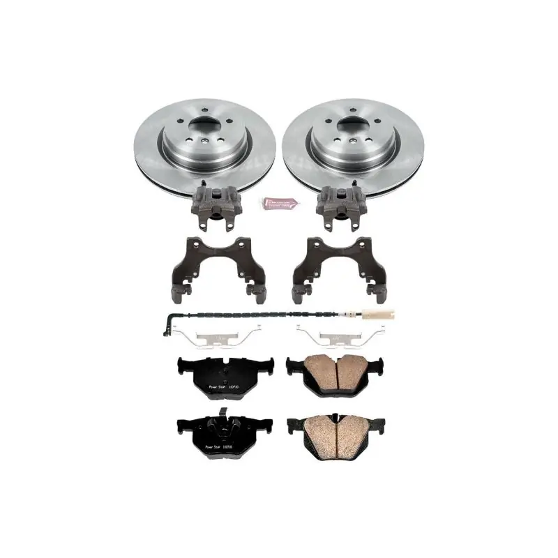 Power Stop 2006 BMW 330i Rear Autospecialty Brake Kit w/Calipers (PSBKCOE045)