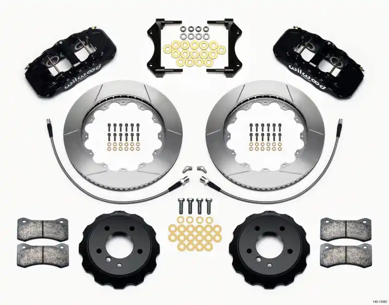 Wilwood AERO6 Front Hat Kit 14.00 2007-2011 BMW E90 Series w/Lines (WIL140-13582)