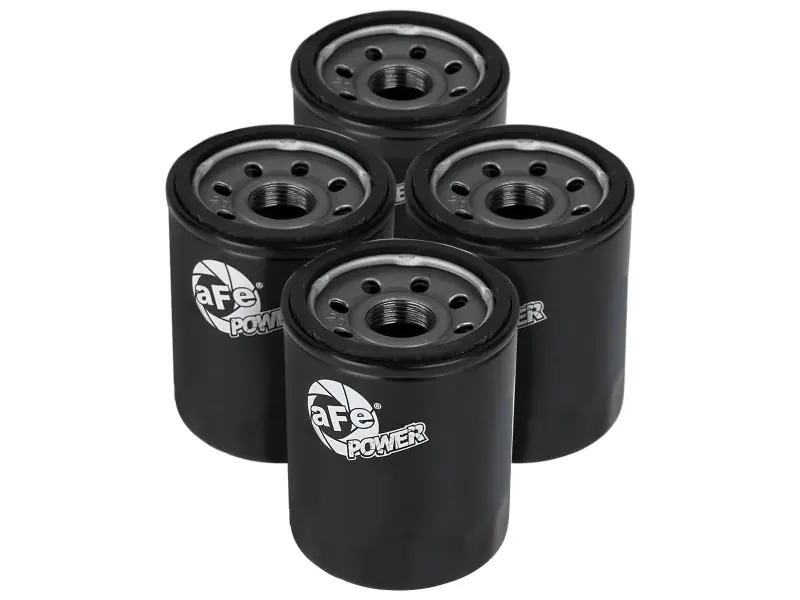 aFe ProGuard HD Oil Filter; 19-20 GM Silverado 1500; L4 2.7L - 4 Pack (AFE44-LF047-MB)