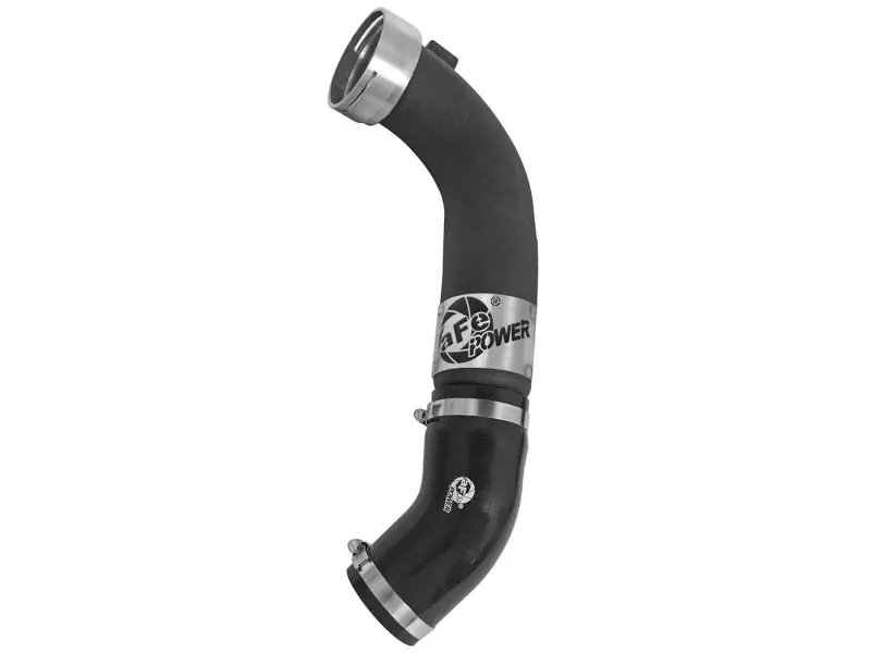 aFe BladeRunner 3in Black Intercooler Tube Cold Side w/ Couplings & Clamps 11-13 BMW 335i 3.0L (t) (AFE46-20249-B)